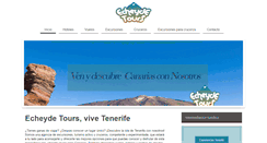 Desktop Screenshot of echeydetours.com