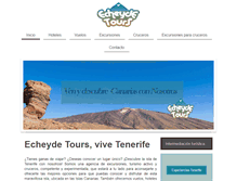 Tablet Screenshot of echeydetours.com